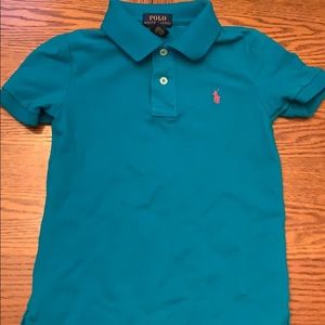 Polo by Ralph Lauren short sleeve size 5 teal